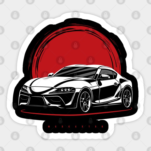 Supra a90 Sticker by Markaryan